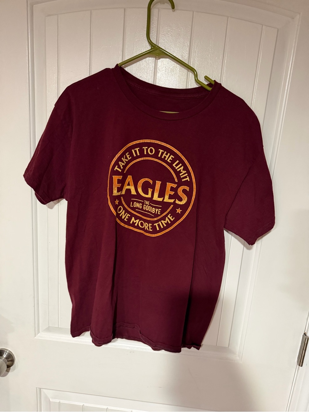 Eagles Graphic "Take it to the Limit" Tee shirt with Gold Print